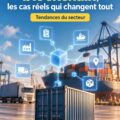 Diagramme illustrant l'impact de la blockchain sur la logistique moderne