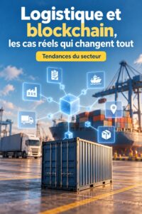 Diagramme illustrant l'impact de la blockchain sur la logistique moderne