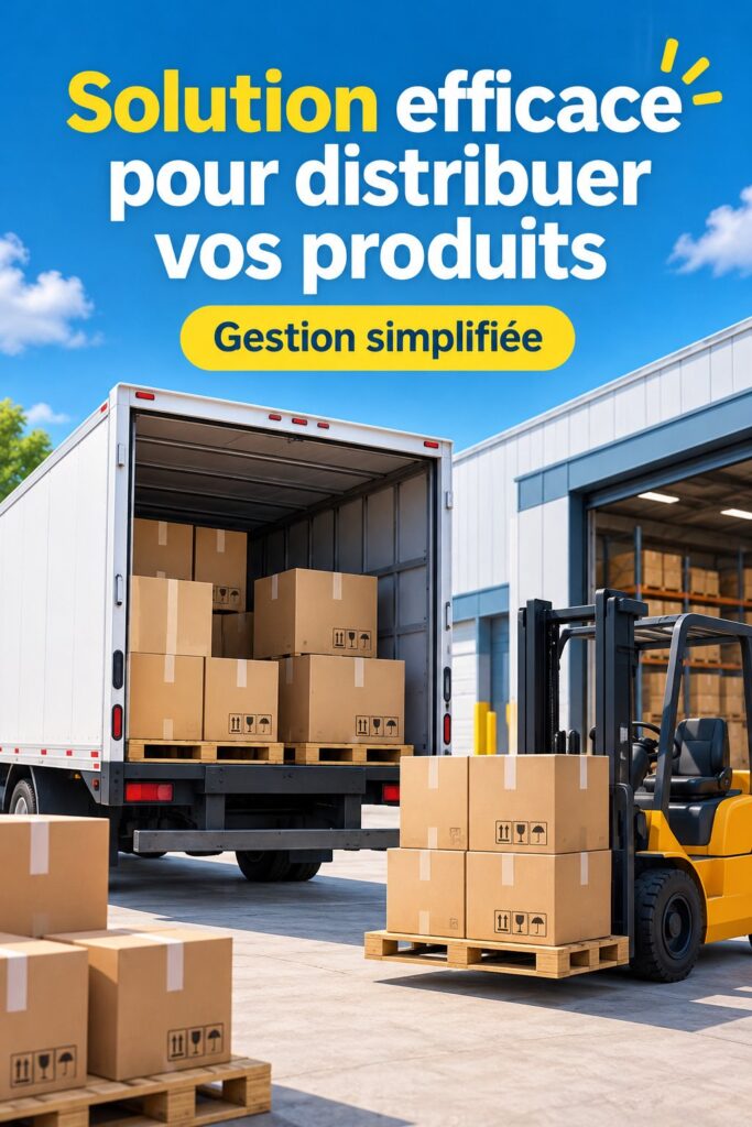 Un espace logistique organisé pour une distribution efficace de produits